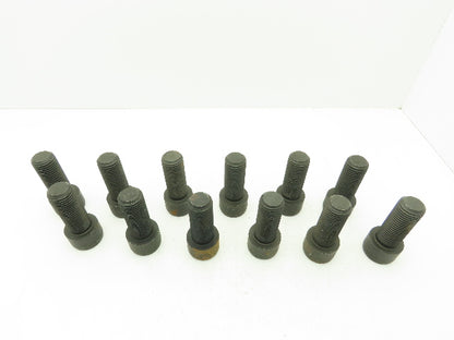1-1/2"-6 x 4" UNC Socket Head Cap Screw Black Oxide Coarse Thread   Lot of 12