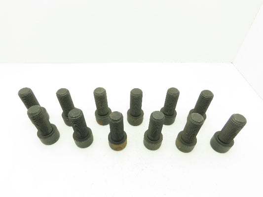 1-1/2"-6 x 4" UNC Socket Head Cap Screw Black Oxide Coarse Thread   Lot of 12