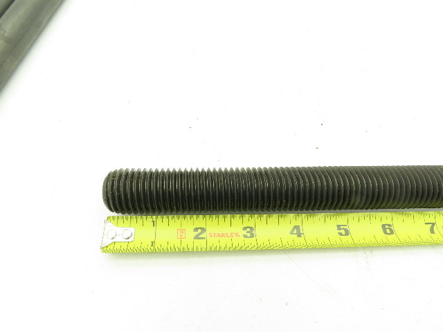 M24 - 3.0 x 630mm Double-Ended Threaded Stud Plain Center Black Oxide Lot of 10