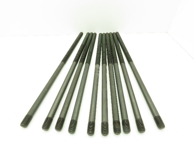 M24 - 3.0 x 630mm Double-Ended Threaded Stud Plain Center Black Oxide Lot of 10