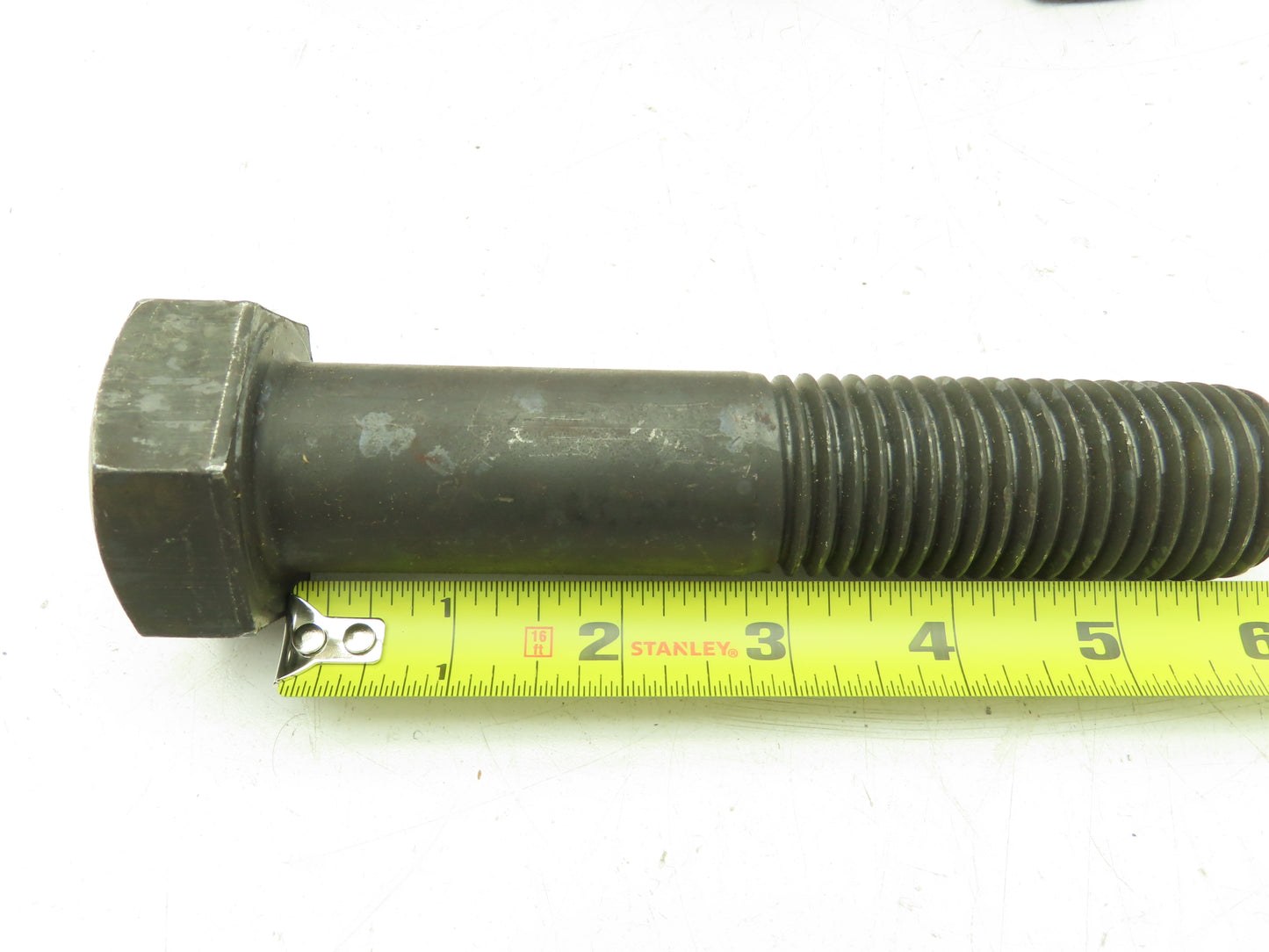 1-1/4"-7 x 6" Grade 8 Hex Head Cap Screw Bolt Coarse Thread Black Oxide Lot of 9