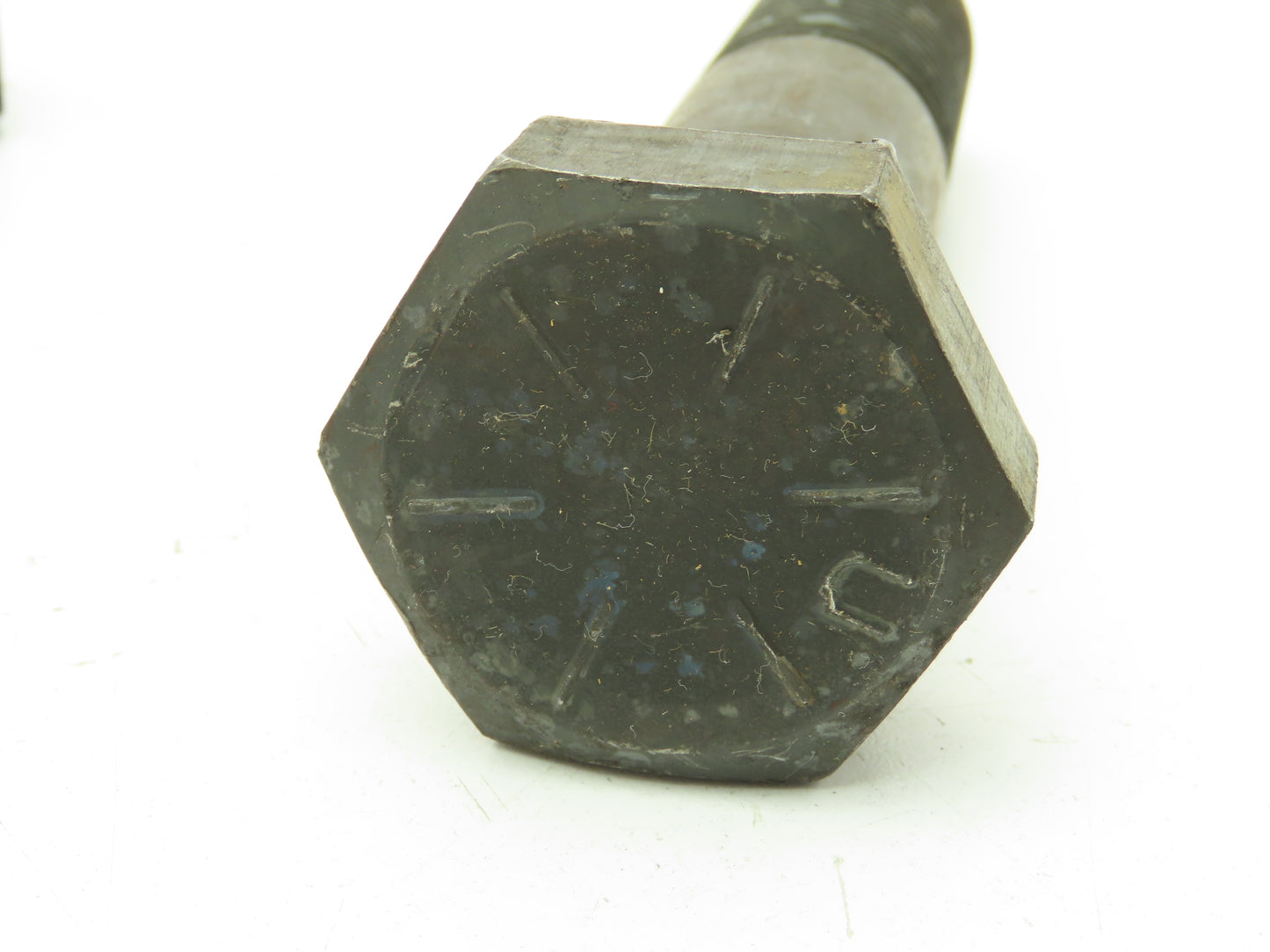 1-1/4"-7 x 6" Grade 8 Hex Head Cap Screw Bolt Coarse Thread Black Oxide Lot of 9