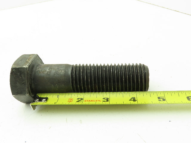 1-1/4-7 x 4-1/2" Grade 8 Hex Head Cap Screw Bolt Coarse Black Oxide  Lot of 7