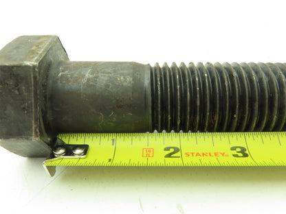 1-1/4-7 x 4-1/2" Grade 8 Hex Head Cap Screw Bolt Coarse Black Oxide  Lot of 7