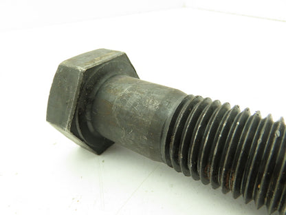 1-1/4-7 x 4-1/2" Grade 8 Hex Head Cap Screw Bolt Coarse Black Oxide  Lot of 7