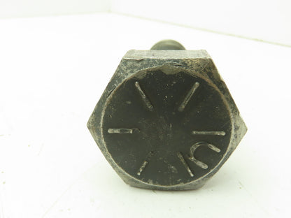 1-1/4-7 x 4-1/2" Grade 8 Hex Head Cap Screw Bolt Coarse Black Oxide  Lot of 9