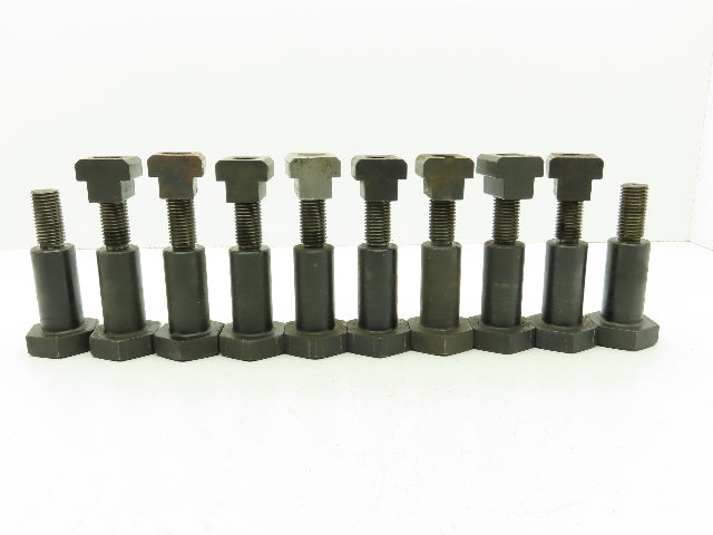 M24 - 3.0 x 2" Thread Shoulder Bolt 1" T-Slot Nut Machine Table Bolt  Lot of 10