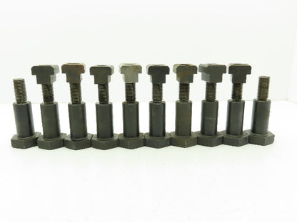 M24 - 3.0 x 2" Thread Shoulder Bolt 1" T-Slot Nut Machine Table Bolt  Lot of 10