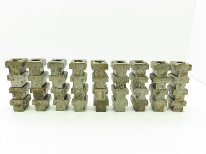 1"-12 Thread Square T-Slot Nut 1.09" Slot Width   Lot of 36