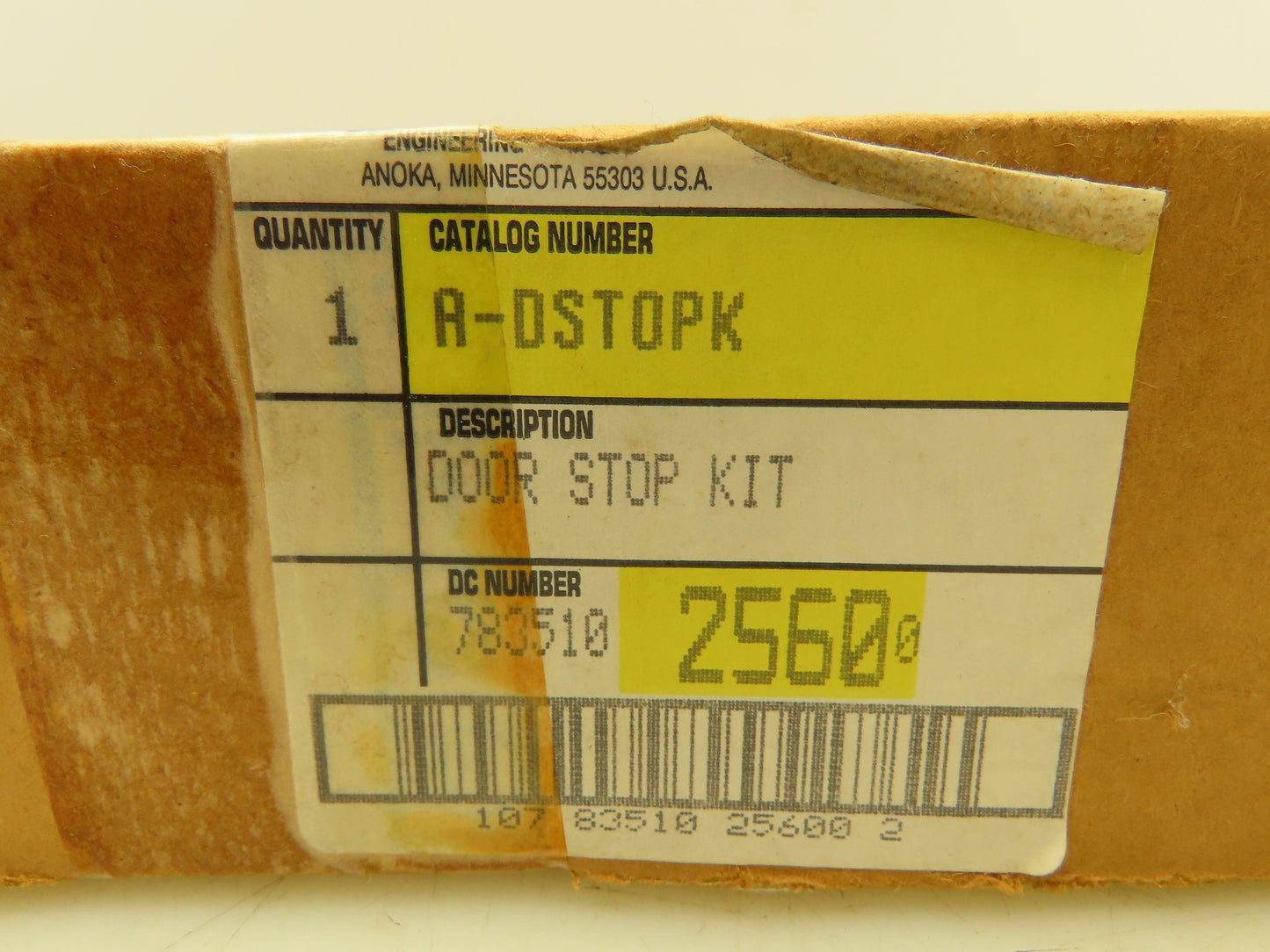 Hoffman A-DSTOPK Door Stop Kit for Type 4, 12 Enclosure