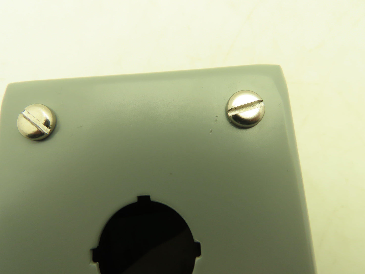 Hoffman E-1PBGX Control Station Steel Enclosure 1-Hole 22.5mm