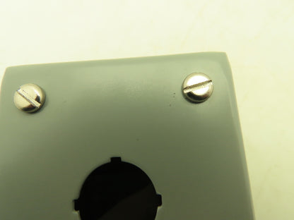 Hoffman E-1PBGX Control Station Steel Enclosure 1-Hole 22.5mm