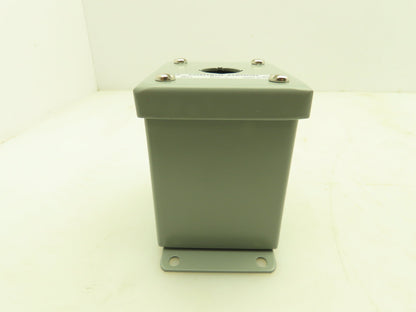 Hoffman E-1PBGX Control Station Steel Enclosure 1-Hole 22.5mm