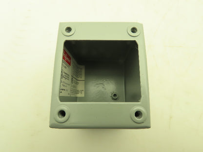 Hoffman E-1PBGX Control Station Steel Enclosure 1-Hole 22.5mm
