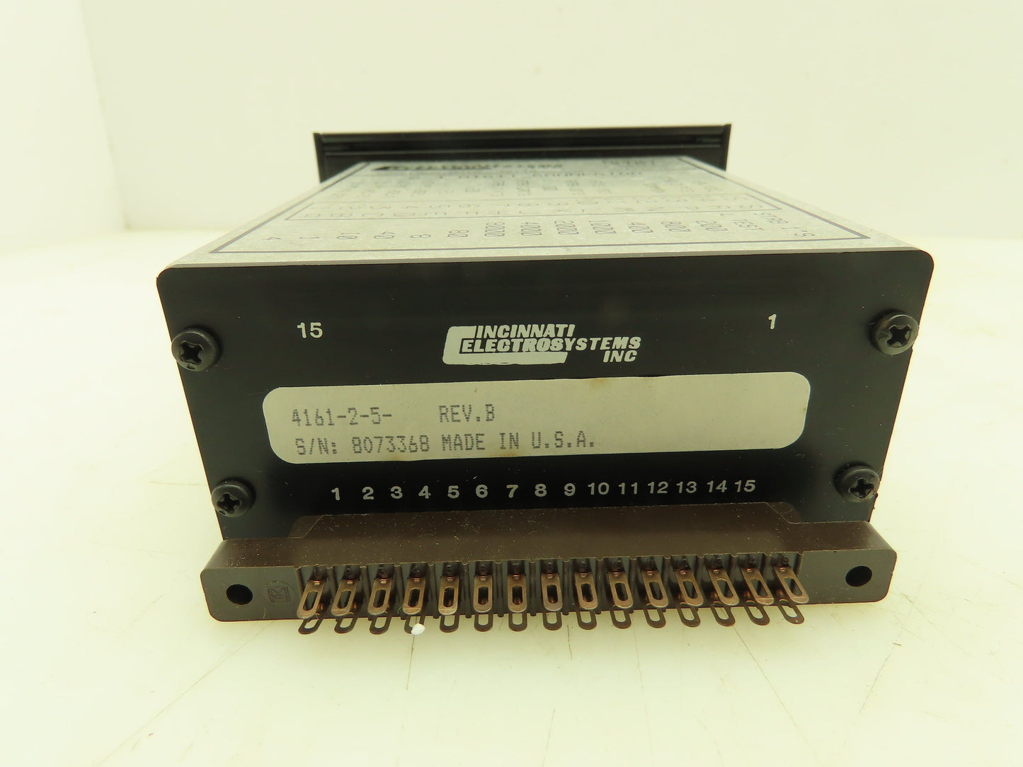 Cincinnati Electrosystems 4161-2-5 Digital Panel Meter 2-Digit LED Display