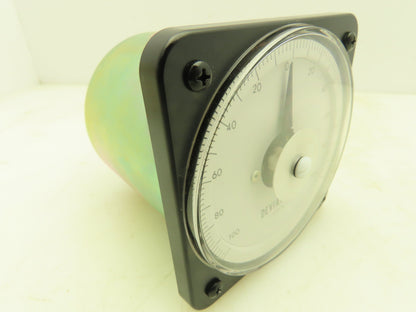 Yokogawa Transcat EIL DB-40 Panel Meter DC Ammeter Gauge 100-0-100 Deviation 4"