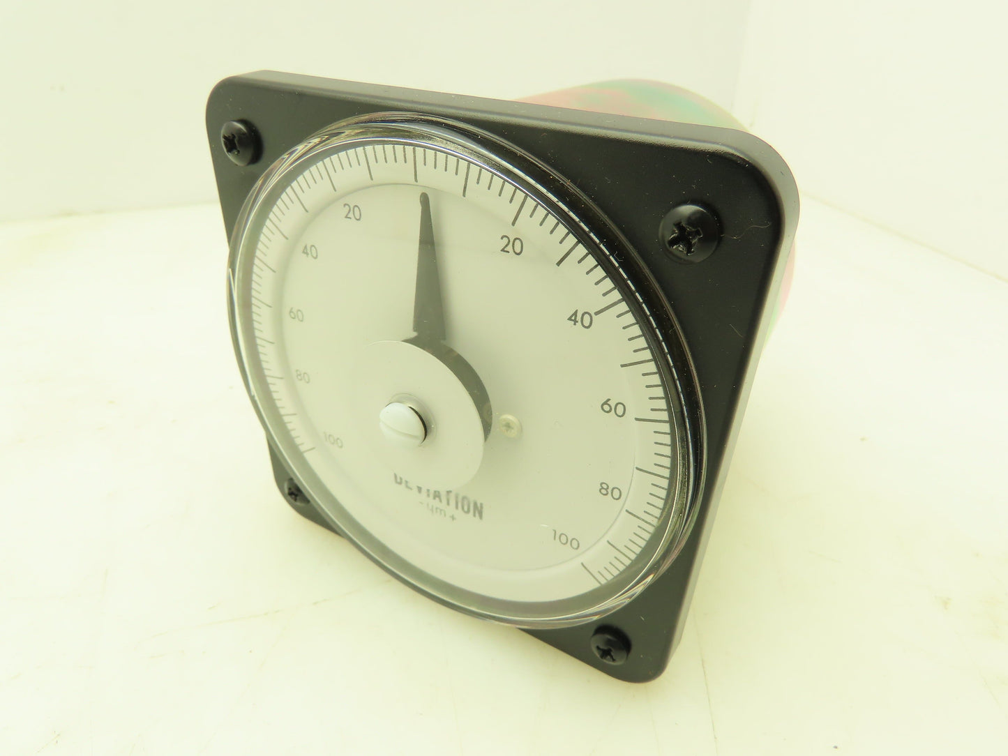 EIL YE/DB-40 Panel Meter DC Ammeter Gauge 100-0-100 Deviation 4" OD