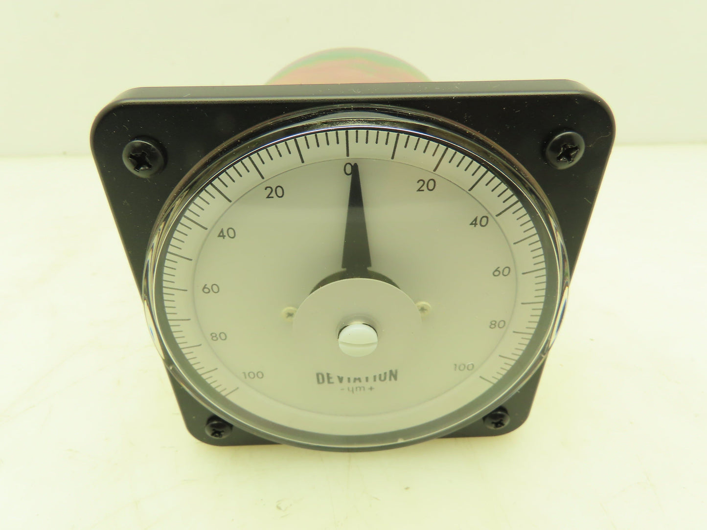 EIL YE/DB-40 Panel Meter DC Ammeter Gauge 100-0-100 Deviation 4" OD