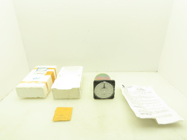 EIL YE/DB-40 Panel Meter DC Ammeter Gauge 100-0-100 Deviation 4" OD