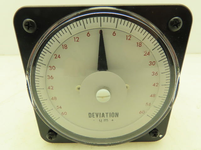 EIL Yokogawa DB-40 Panel Meter DC Ammeter Dial Gauge 60-0-60 Deviation 4" OD