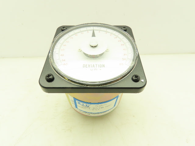 EIL Yokogawa DB-40 Panel Meter DC Ammeter Dial Gauge 60-0-60 Deviation 4" OD