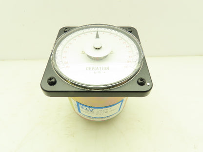 EIL Yokogawa DB-40 Panel Meter DC Ammeter Dial Gauge 60-0-60 Deviation 4" OD