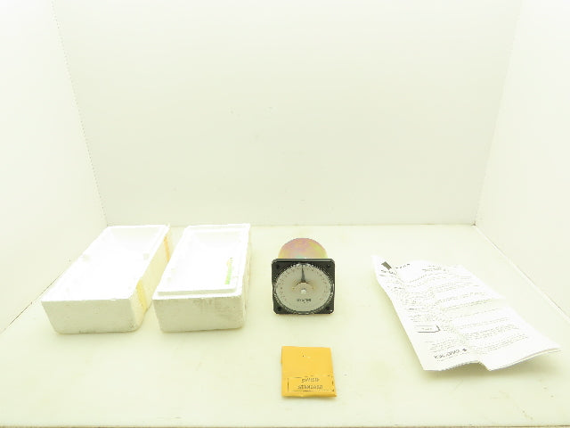 EIL Yokogawa DB-40 Panel Meter DC Ammeter Dial Gauge 60-0-60 Deviation 4" OD