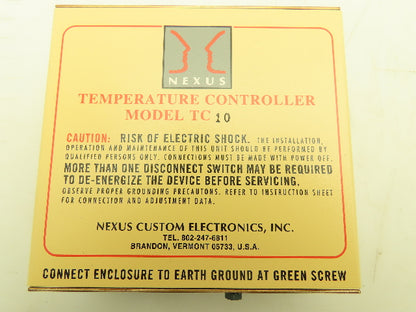 Nexus Electronics TC 10 Temperature Controller 115/230V