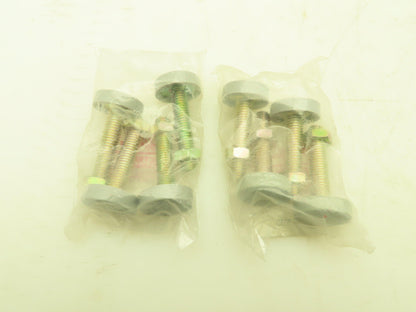 Hoffman Enclosure 783510-13030 Leveling Rubber Feet Flat Bottom   Lot of 8