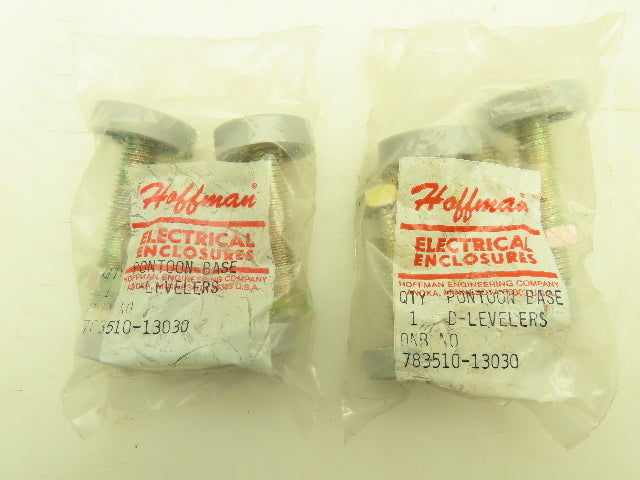 Hoffman Enclosure 783510-13030 Leveling Rubber Feet Flat Bottom   Lot of 8