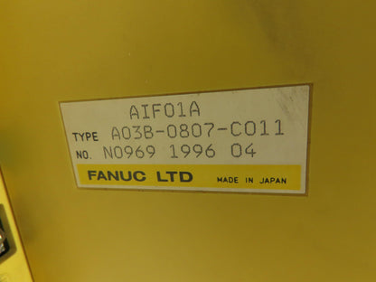Fanuc PLC Input Output Module Interface AIF01A AID32F2 AOD32D2