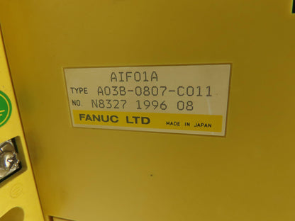 Fanuc PLC Input Output Module Interface AIF01A AID32F2 AOD32D2