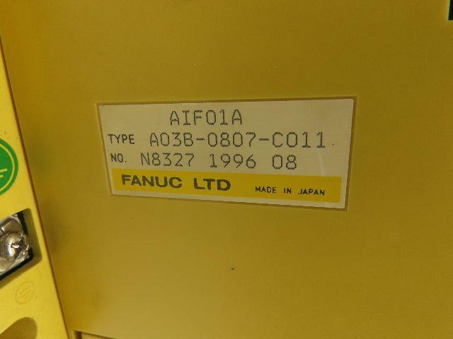 Fanuc PLC Input Output Module Interface AIF01A AID32F2 AOD32D2