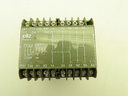 Pilz PNOZ 4 24 V DC 3S1S10 Safety Control Relay E Stop 24V 474995