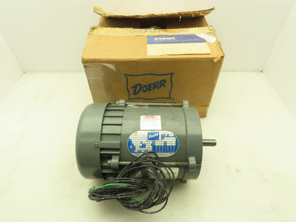 Doerr LR-19363 Type PFU3 Electric Motor 1/3Hp 1725 RPM 230/460V 3PH D56C Haz Loc
