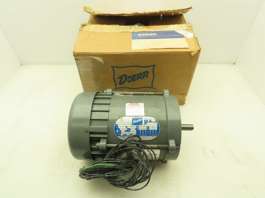 Doerr LR-19363 Type PFU3 Electric Motor 1/3Hp 1725 RPM 230/460V 3PH D56C Haz Loc