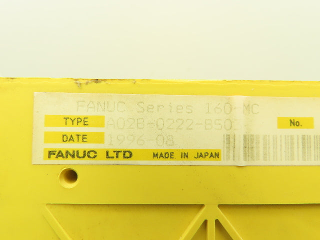 Fanuc A02B-0222-B503 PSU Backplane 6 Slot Rack Series 160-MC
