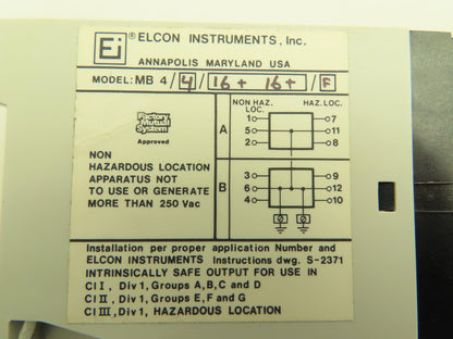 Elcon MB4/4/16+16/F Multi Barrer System Safety Module