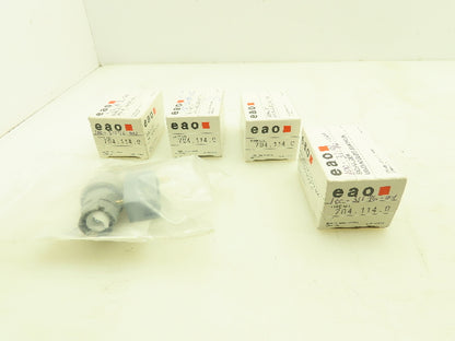 EAO 704.114.0  3-Position Keyed Selector Switch 22.5mm  Lot of 5