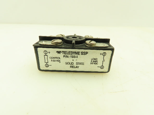 Teledyne SSP 603-1 Solid State DC Relay 2A 50VDC   Lot of 10