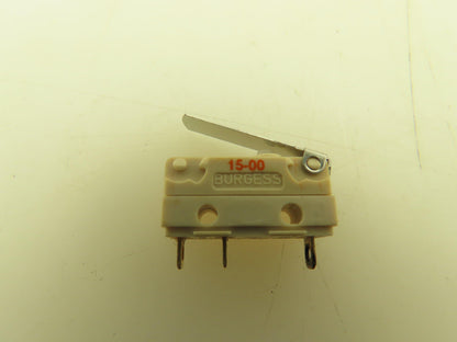 Burgess V4NT7 Snap-Action Microswitch Lever Switch 5A 250V   Lot of 4