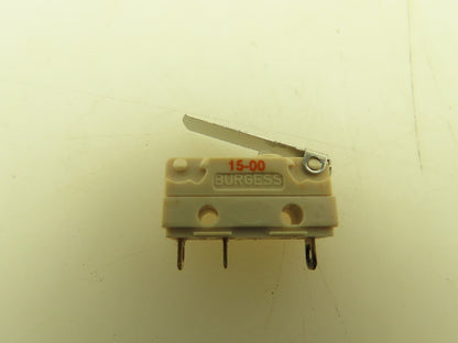 Burgess V4NT7 Snap-Action Microswitch Lever Switch 5A 250V   Lot of 4