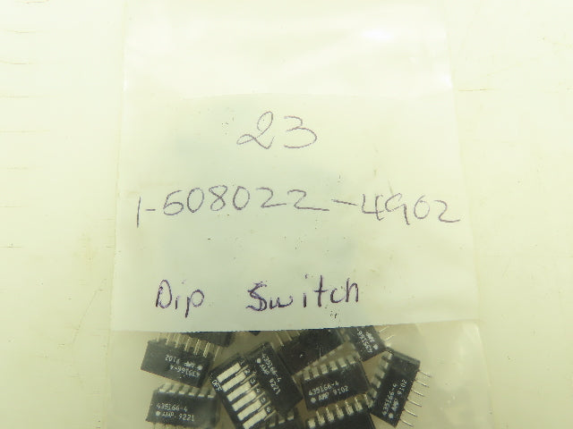 Alcoswitch 435166-4 DIP Switch 6-Position   Lot of 23