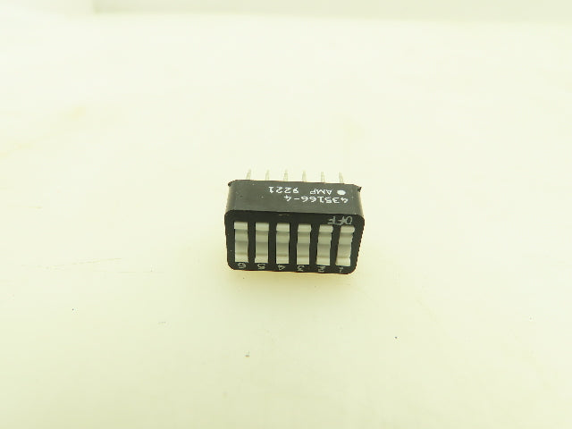 Alcoswitch 435166-4 DIP Switch 6-Position   Lot of 23