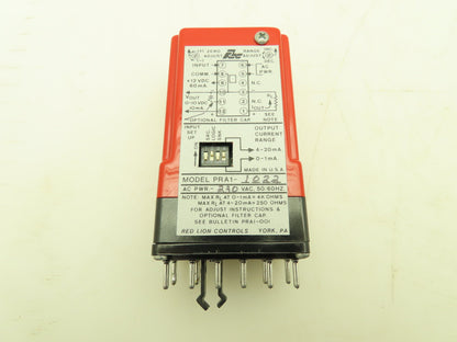 Red Lion Controls PRA1-1022 Pulse Rate to Analog Converter Relay 230V 12-Pin