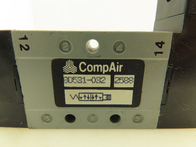 CompAir 8D531-032 Pneumatic Solenoid Valve 5-Port 2-Pos 115V