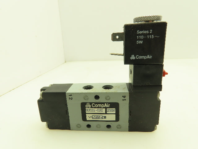 CompAir 8D531-032 Pneumatic Solenoid Valve 5-Port 2-Pos 115V