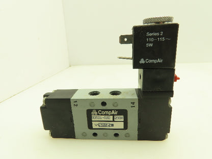 CompAir 8D531-032 Pneumatic Solenoid Valve 5-Port 2-Pos 115V