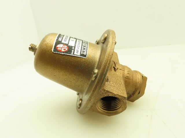 Bell & Gossett 110194 #6 Brass Pressure Reducing Valve 1/2" NPT 45 PSI Set