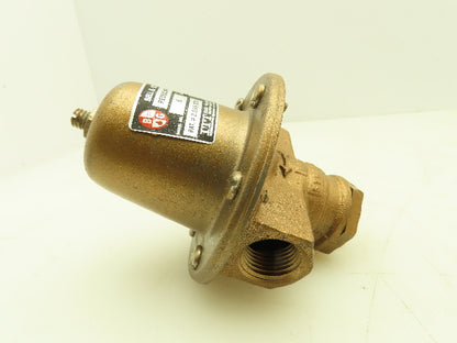 Bell & Gossett 110194 #6 Brass Pressure Reducing Valve 1/2" NPT 45 PSI Set
